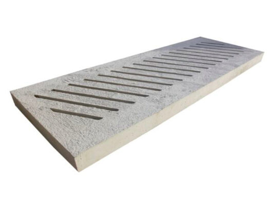 Diagonal Concrete Slats